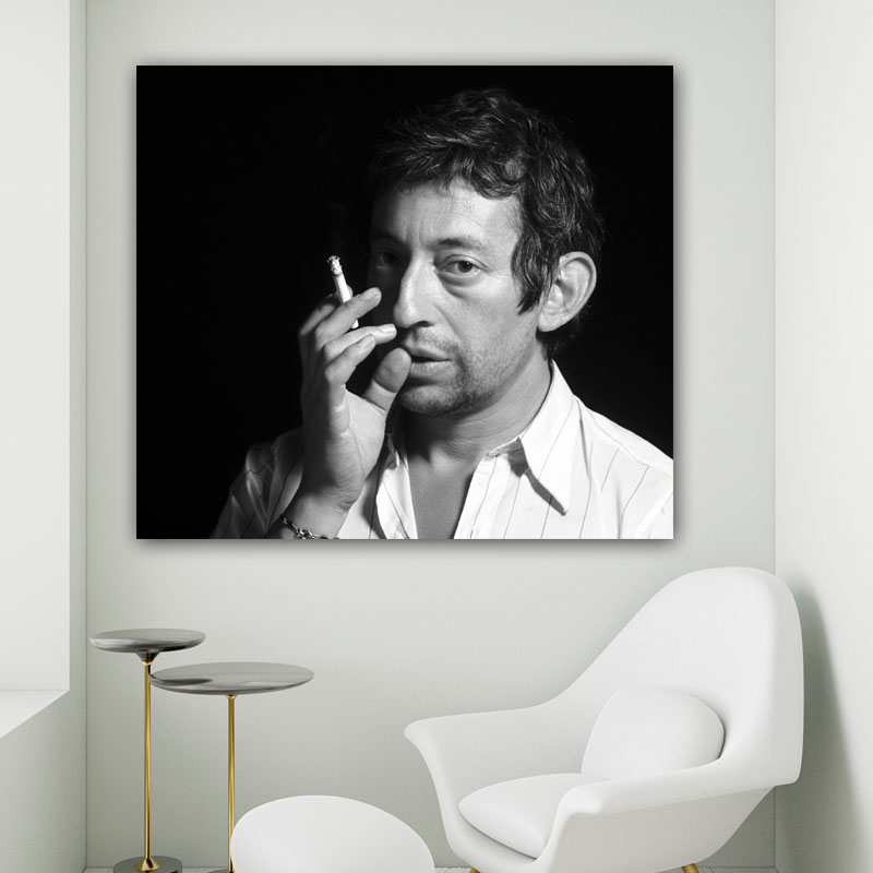 Πίνακας σε καμβά Serge Gainsbourg 2